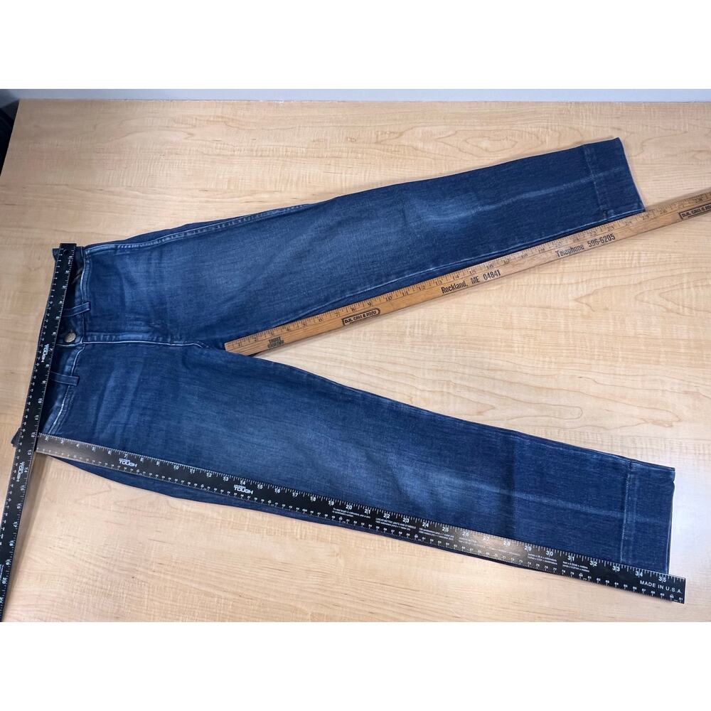 AMO Womans Audrey Eclipse High Rise Jeans in Shadow Play Straight Leg Size 25 - Picture 7 of 7
